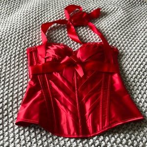 Red corset